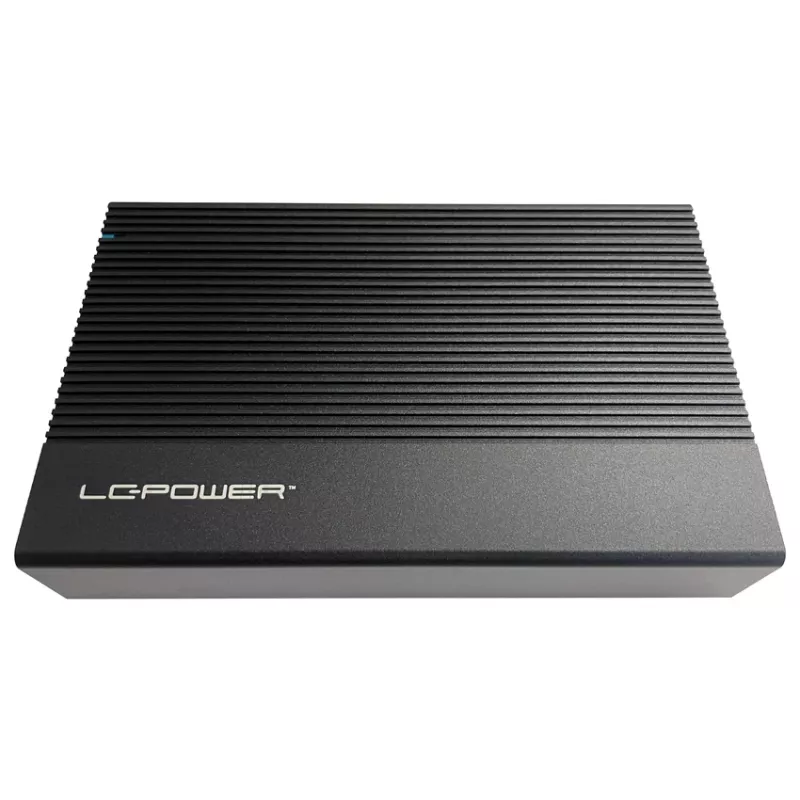 Išorinis HDD/SSD dėklas LC-Power LC-35U3-C 3.5 colio juodas USB Type-C 6 Gbit/s