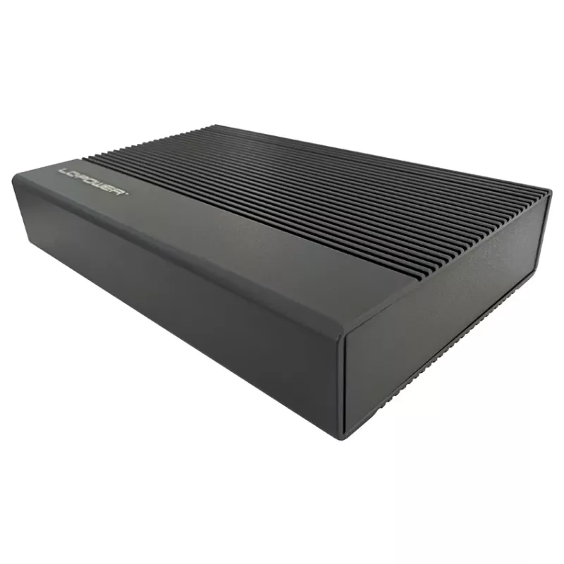 Išorinis HDD/SSD dėklas LC-Power LC-35U3-C 3.5 colio juodas USB Type-C 6 Gbit/s