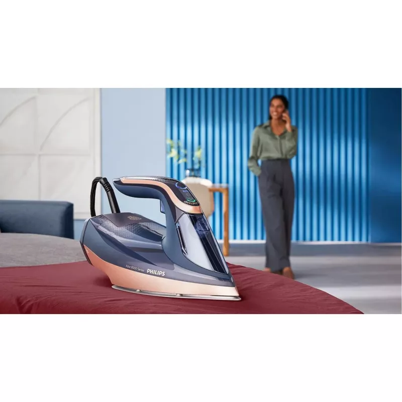 Lyginimo lygintuvas Philips Azur 8000 Series DST8050/20 — 3000 W, 0,35 L, SteamGlide Elite padas, 85 g/min nuolatinis garas, 260 g/min turbo garas