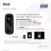 CLUB3D CAC-1908EU kelioninis įkroviklis 100 W GaN technologija, USB-IF TID sertifikuotas, vienas USB Type-C prievadas, Power Delivery 3.0 palaikymas