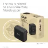 CLUB3D CAC-1908EU kelioninis įkroviklis 100 W GaN technologija, USB-IF TID sertifikuotas, vienas USB Type-C prievadas, Power Delivery 3.0 palaikymas