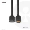 Club 3D CAC-1322 Ultra High Speed HDMI 2.1 ilginamasis kabelis, 4K, M/F, 1 m, juodas