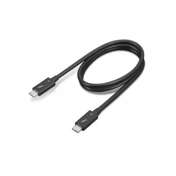 Lenovo 4X91K16968 Thunderbolt laidas 0,7 m 40 Gbit/s Juodas (atidaryta pakuotė)