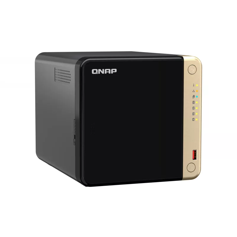 QNAP TS-464 NAS bokštinis Intel® Celeron® N5095 8 GB DDR4 0 TB QNAP QTS Juodas