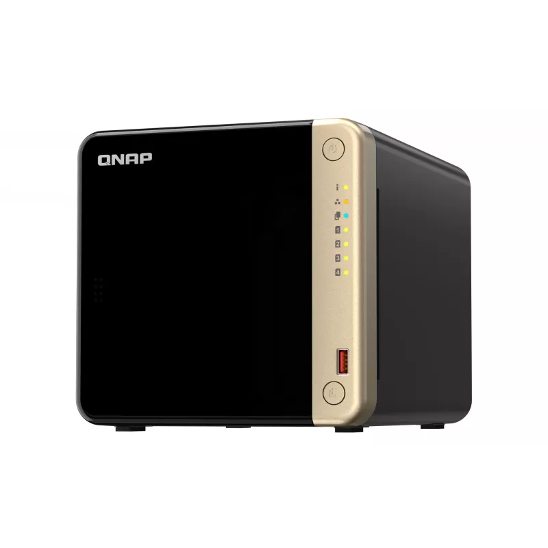 QNAP TS-464 NAS bokštinis Intel® Celeron® N5095 8 GB DDR4 0 TB QNAP QTS Juodas