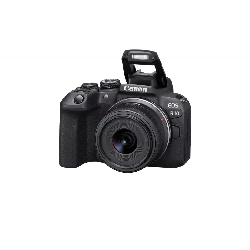 Canon EOS R10 + RF-S 18-45mm F4.5-6.3 IS STM veidrodinis fotoaparatas 24.2 MP CMOS 6000 x 4000 juodas