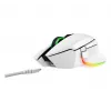 Žaidimų pelė Razer Basilisk V3 Pro – dešinei rankai, optinė 30 000 DPI, RF belaidis/Bluetooth/USB-C, balta