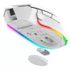 Žaidimų pelė Razer Basilisk V3 Pro – dešinei rankai, optinė 30 000 DPI, RF belaidis/Bluetooth/USB-C, balta