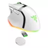 Žaidimų pelė Razer Basilisk V3 Pro – dešinei rankai, optinė 30 000 DPI, RF belaidis/Bluetooth/USB-C, balta