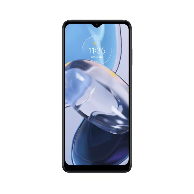 Motorola moto e22 16.5 cm (6.5 colio) hibridinis Dual SIM išmanusis telefonas, Android 12, 4G, USB Type-C, 3 GB RAM, 32 GB atminties, 4020 mAh, juodas