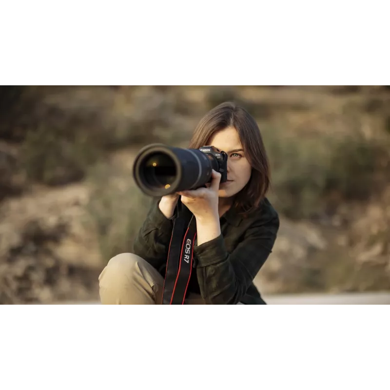 Veidrodinis fotoaparatas Canon EOS R7 su objektyvu RF-S 18-150mm, 32,5 MP CMOS, 4K, 0,53 kg