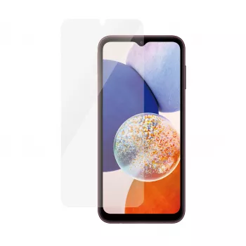 Apsauginis stiklas PanzerGlass Ultra-Wide Fit Samsung Galaxy A14 / A14 5G – atsparus įbrėžimams ir smūgiams