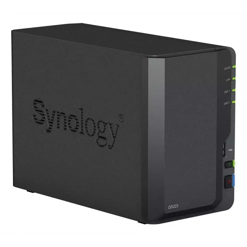NAS Synology DiskStation DS223 darbalaukio RTD1619B 2 GB DDR4