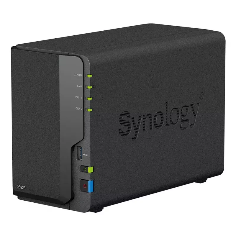 NAS Synology DiskStation DS223 darbalaukio RTD1619B 2 GB DDR4