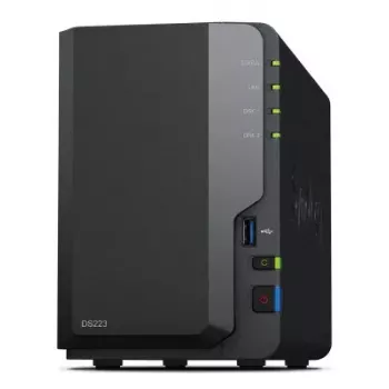 NAS Synology DiskStation DS223 darbalaukio RTD1619B 2 GB DDR4