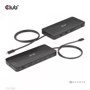 Docking stotelė CLUB3D Thunderbolt 4 sertifikuota 11-in-1 140W