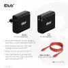 CLUB3D Travel Charger 140 W GaN technologija, vienas USB Type-C prievadas, Power Delivery (PD) 3.1 palaikymas