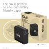 CLUB3D Travel Charger 140 W GaN technologija, vienas USB Type-C prievadas, Power Delivery (PD) 3.1 palaikymas