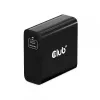 CLUB3D Travel Charger 140 W GaN technologija, vienas USB Type-C prievadas, Power Delivery (PD) 3.1 palaikymas