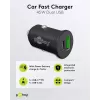 Goobay Dual-USB automobilinis greitasis įkroviklis USB-C PD 45W juodas