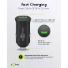 Goobay Dual-USB automobilinis greitasis įkroviklis USB-C PD 45W juodas