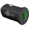 Goobay Dual-USB automobilinis greitasis įkroviklis USB-C PD 45W juodas