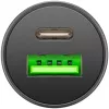 Goobay Dual-USB automobilinis greitasis įkroviklis USB-C PD 45W juodas
