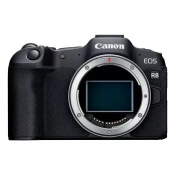 Canon EOS R8 + RF 24-50mm F4.5-6.3 IS STM komplektas, 24,2 MP, 6000 x 4000 pikselių, CMOS, 4K Ultra HD, liečiamasis ekranas, juoda
