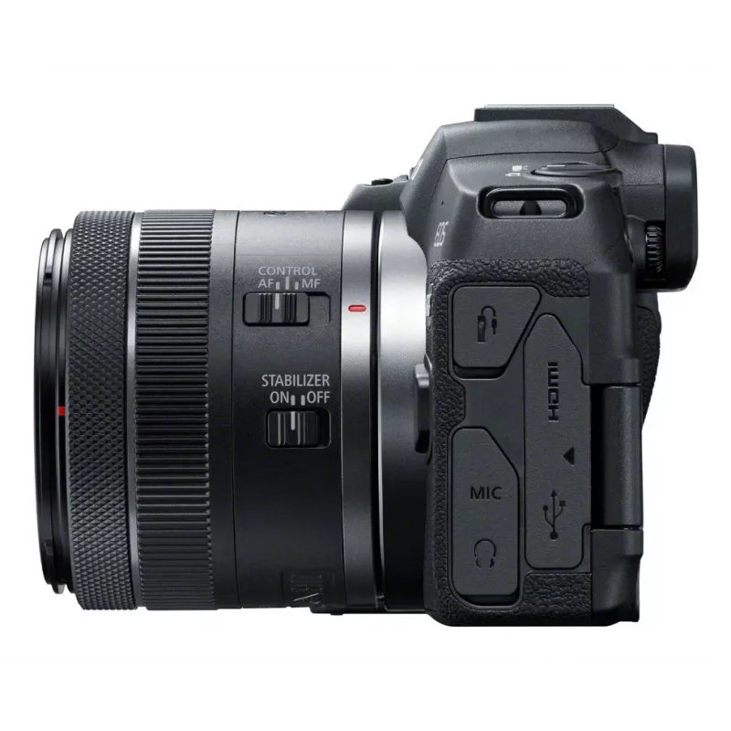 Canon EOS R8 + RF 24-50mm F4.5-6.3 IS STM komplektas, 24,2 MP, 6000 x 4000 pikselių, CMOS, 4K Ultra HD, liečiamasis ekranas, juoda