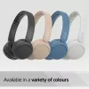 Sony WH-CH520 belaidės ausinės ant galvos, juodos