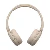 Sony WH-CH520 Belaidės ausinės ant galvos, skambučiams/muzikai, USB Type-C, Bluetooth, įkrovimo stovelis, kreminė