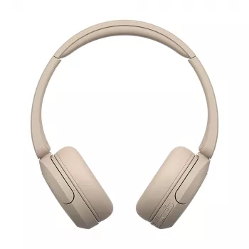 Sony WH-CH520 Belaidės ausinės ant galvos, skambučiams/muzikai, USB Type-C, Bluetooth, įkrovimo stovelis, kreminė