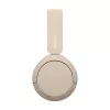 Sony WH-CH520 Belaidės ausinės ant galvos, skambučiams/muzikai, USB Type-C, Bluetooth, įkrovimo stovelis, kreminė