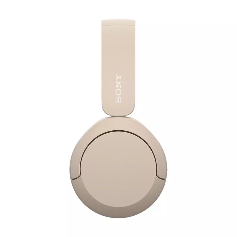 Sony WH-CH520 Belaidės ausinės ant galvos, skambučiams/muzikai, USB Type-C, Bluetooth, įkrovimo stovelis, kreminė