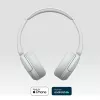 Ausinės Sony WH-CH520 belaidės ant ausų, Bluetooth 5.2, 50 h grojimas, USB-C įkrovimas, baltos