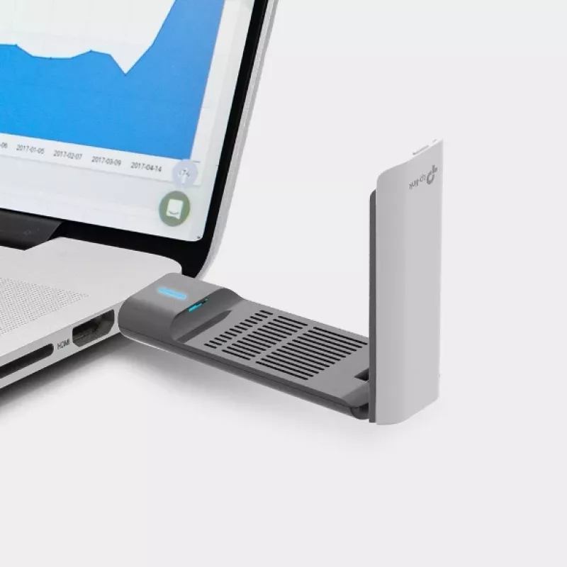 TP-Link Archer AX1800 didelio stiprinimo dviejų juostų Wi-Fi 6 USB adapteris