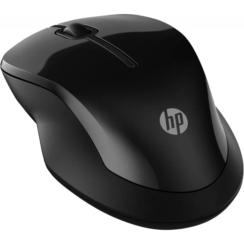 HP 250 Dual Mouse, ambidekstrinė, Bluetooth + USB-A, 1600 DPI, juoda