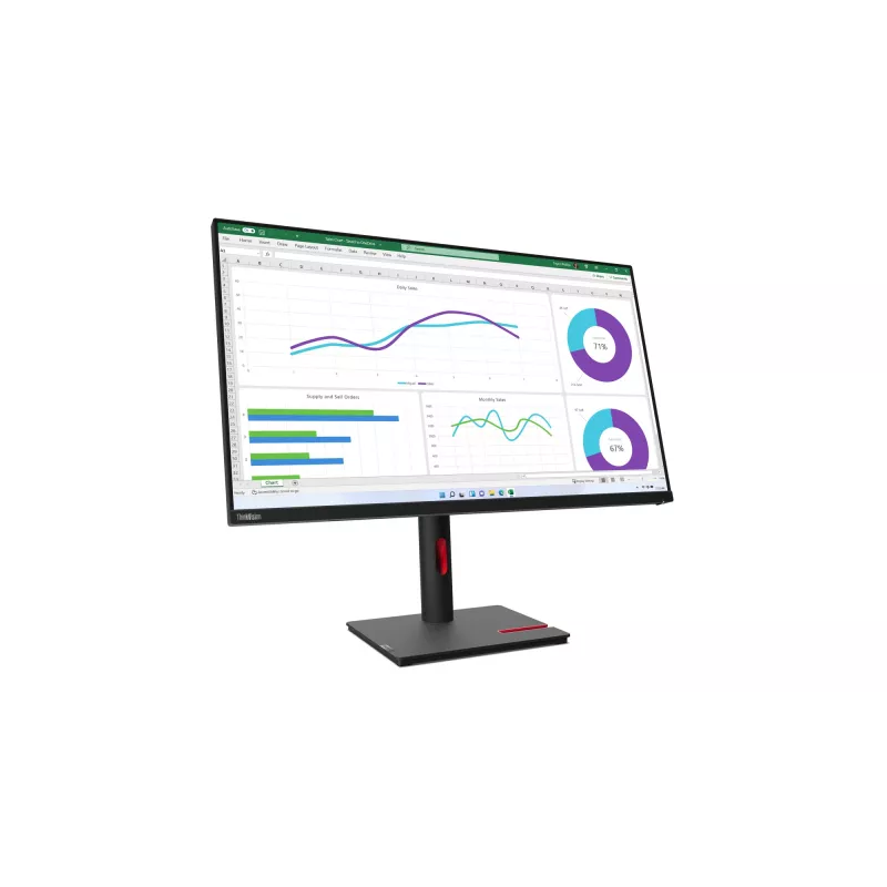 Lenovo ThinkVision T32h-30 monitorius 80 cm (31,5 colio) 2560 x 1440 pikselių Quad HD LED juodas