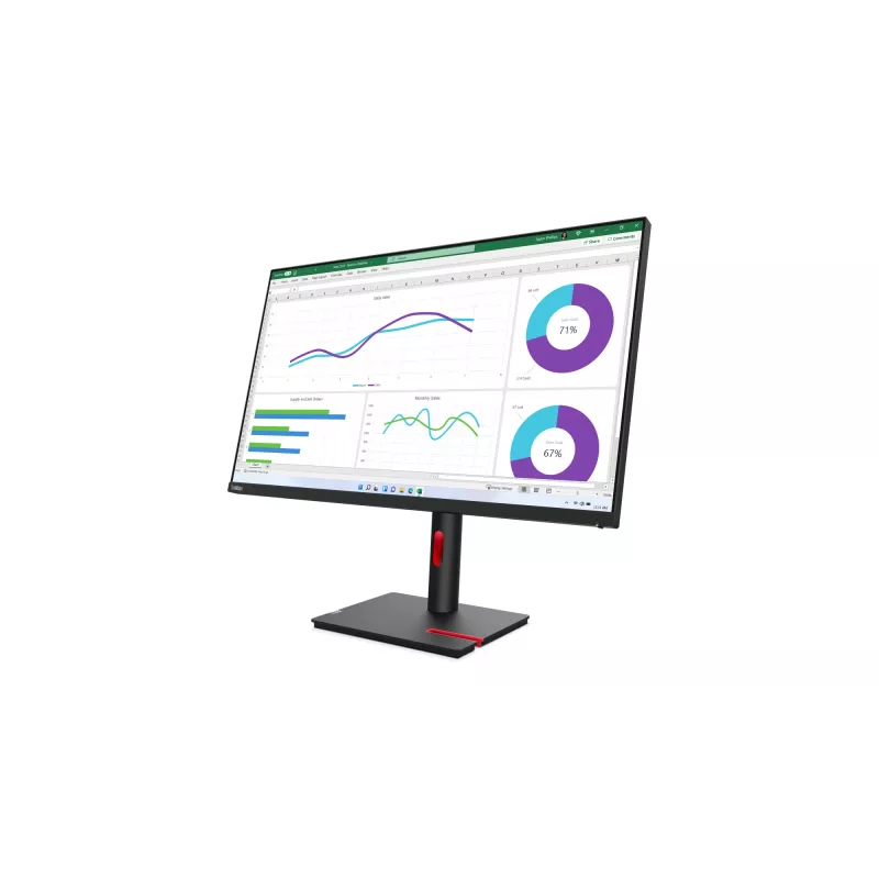 Lenovo ThinkVision T32h-30 monitorius 80 cm (31,5 colio) 2560 x 1440 pikselių Quad HD LED juodas