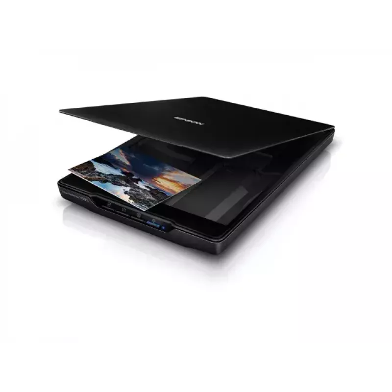 Plokščiasis skaitytuvas Epson Perfection V39II – A4, 4800 x 4800 DPI, CIS, maitinamas per USB, juodas