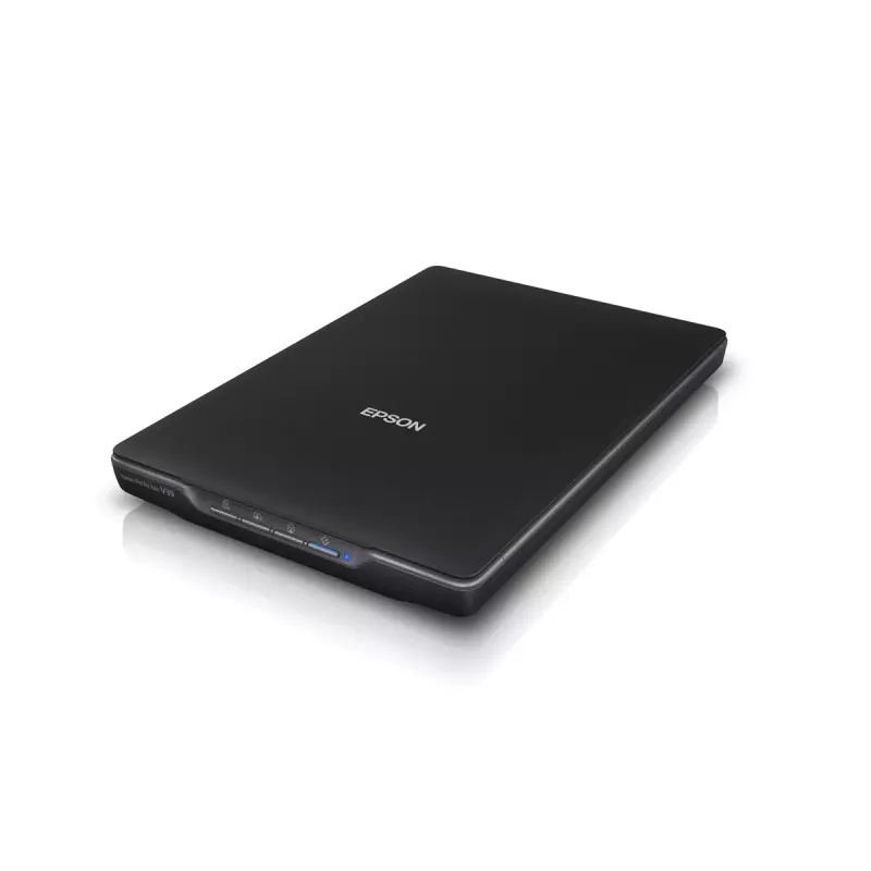 Plokščiasis skaitytuvas Epson Perfection V39II – A4, 4800 x 4800 DPI, CIS, maitinamas per USB, juodas