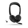 Jabra Evolve2 65 Flex - Link380a MS Stereo (Belaidis įkrovimas)