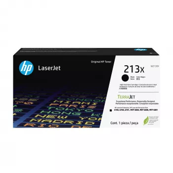 HP 213X didelės išeigos juodas originalus LaserJet tonerių kasetė, 9000 puslapių, juoda, 1 vnt.