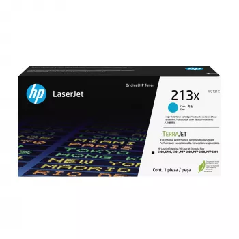 HP 213X High Yield Cyan Original LaserJet Toner kasetė