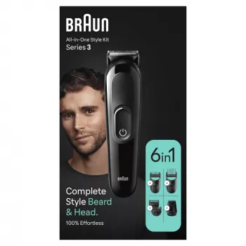 Braun MGK3410 juoda, nikelio-metalo hidrido (NiMH) baterija, universalus