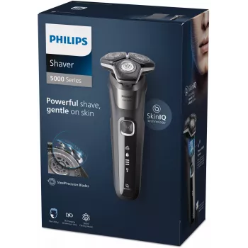 Philips Series 5000 S5887/10 elektrinis skustuvas šlapiam ir sausam skutimui su minkštu dėklu