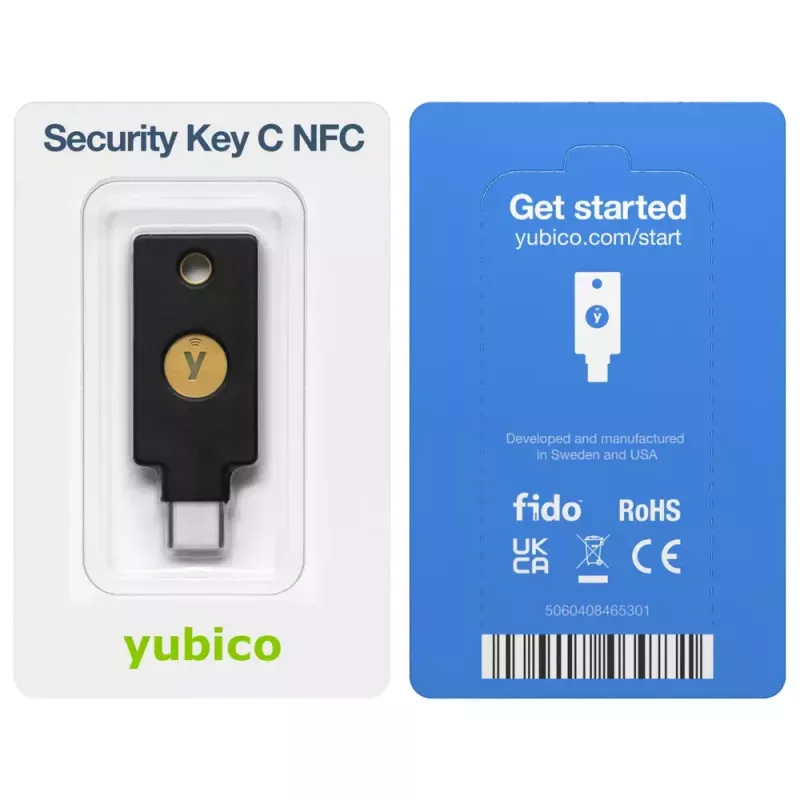 USB raktas Yubico Juodas