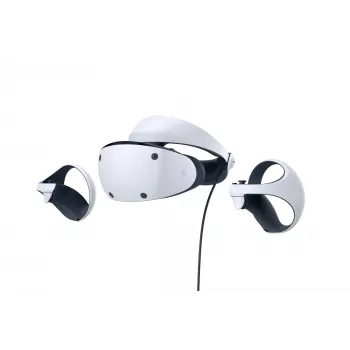 Sony PlayStation VR2 skirta ant galvos montuojama ausinė, juoda, balta