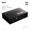 Club3D CSV-1381 HDMI jungiklis 3 į 1, 8K60Hz/4K120Hz