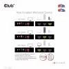 Club3D CSV-1381 HDMI jungiklis 3 į 1, 8K60Hz/4K120Hz